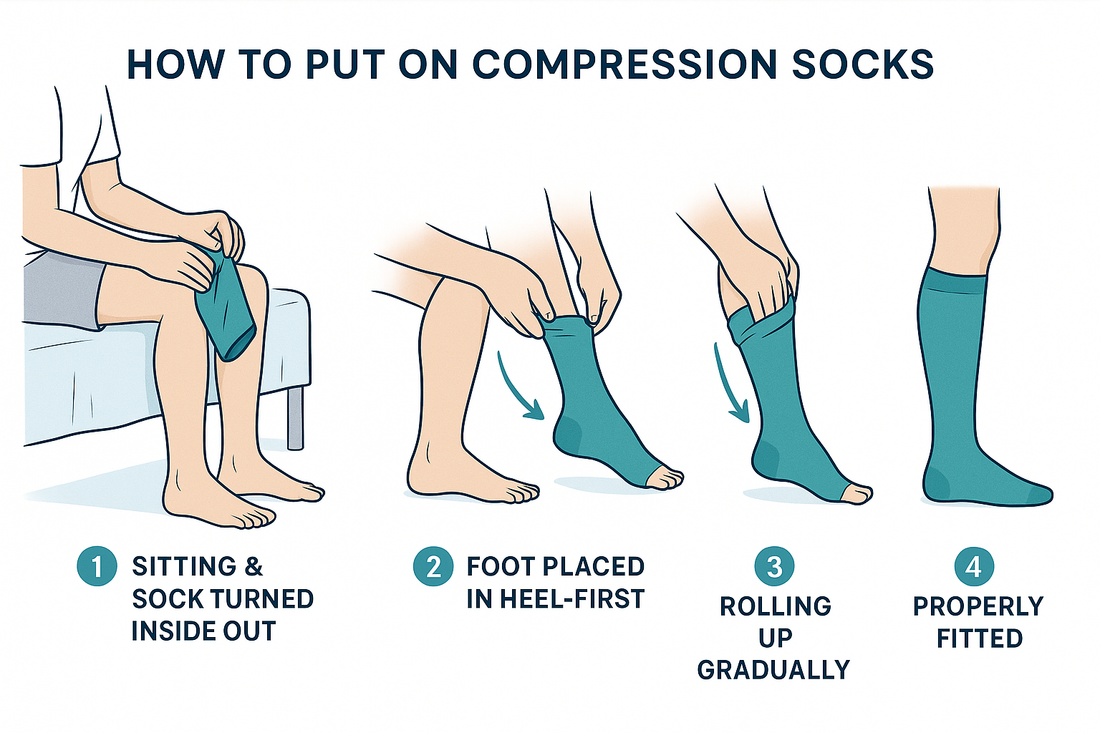 How to Put On Compression Socks